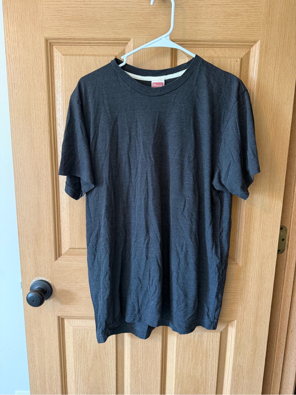 Homage Comfortable Black Crewneck T-Shirt